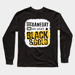 funny Game Day Group for  School Football ,On Gameday Football We Wear Long Sleeve T-Shirt